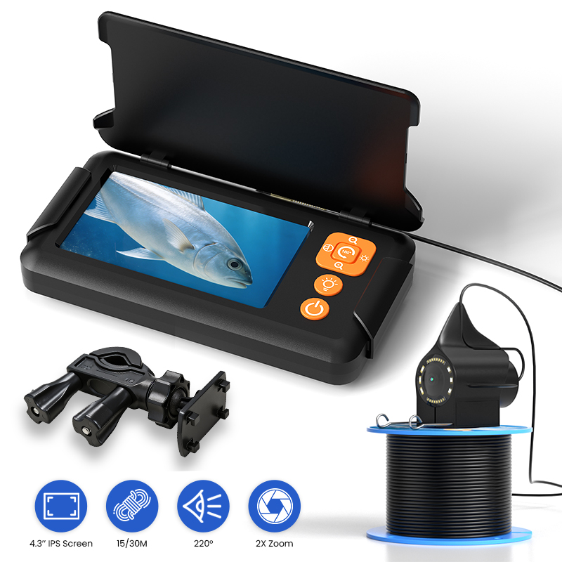 Underwater Fishing Camera - Câmera de Pesca com Tela de