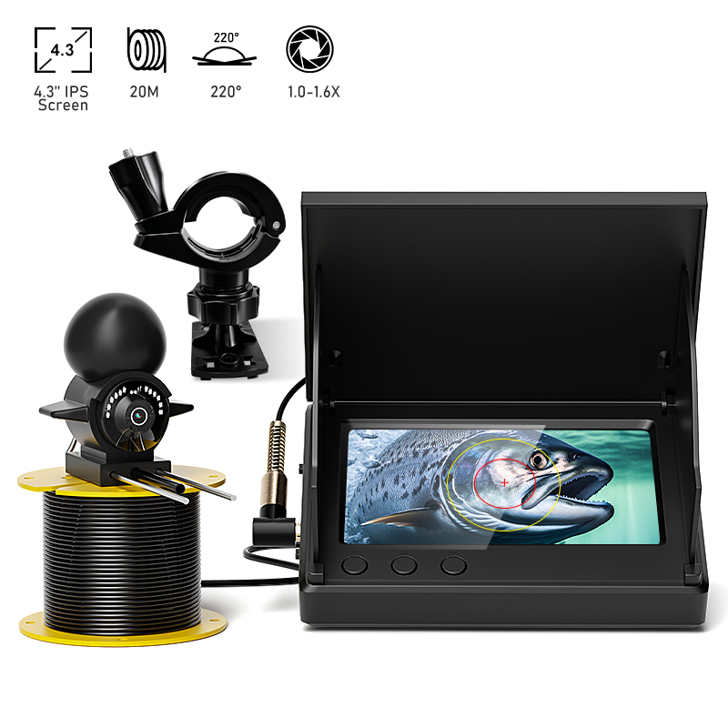 Underwater Fishing Camera - Localizador de Peixes Portátil com Tela