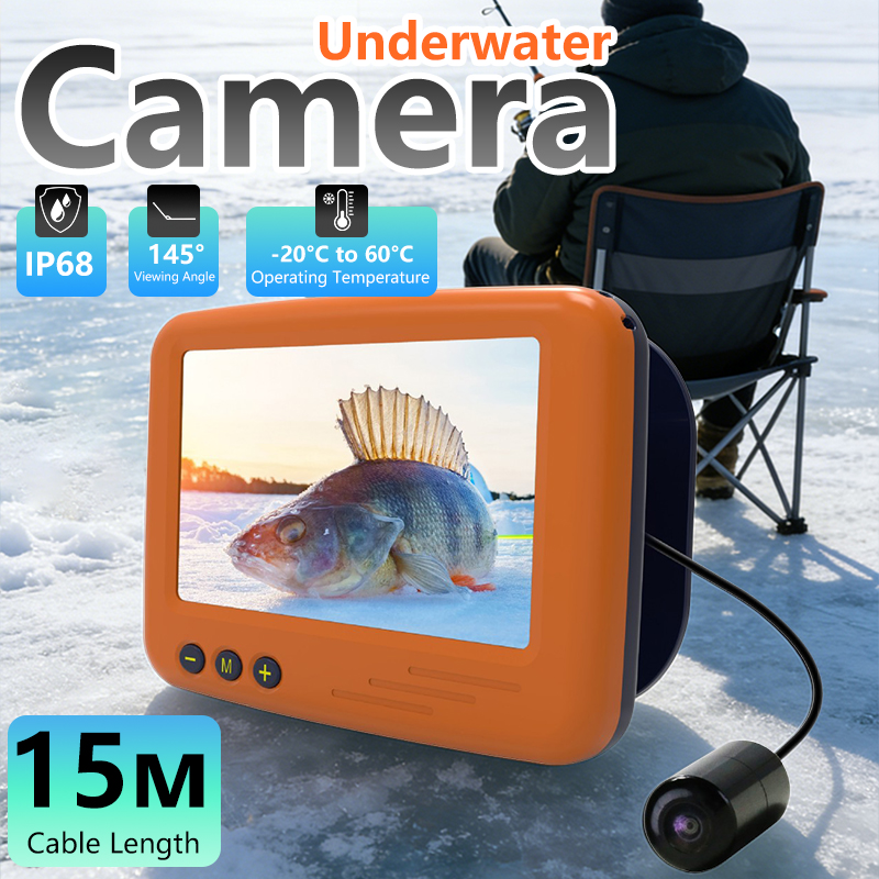 Underwater Fishing Camera - Câmera de Pesca Subaquática com LCD