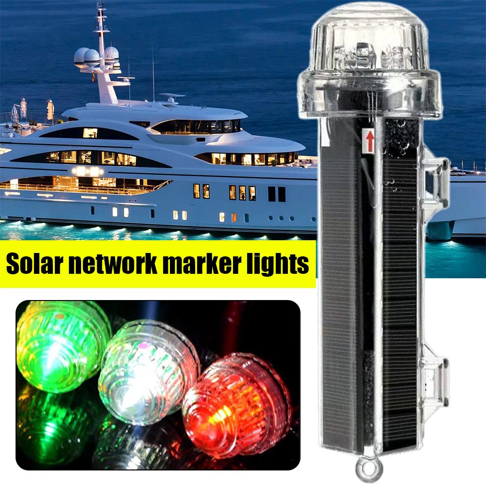 Fishing Equipment Net - Luz de Sinalização Solar para Rede,
