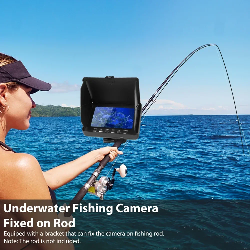 Localizador de peixes 5.0 Pole - Underwater Fishing Camera avaliação e preço