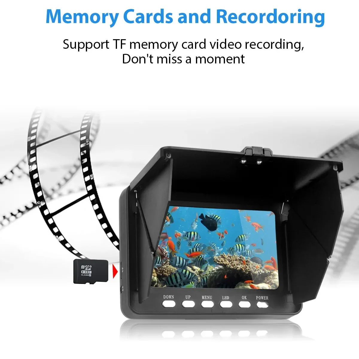 Localizador de peixes 5.0 Pole - Underwater Fishing Camera avaliação e preço