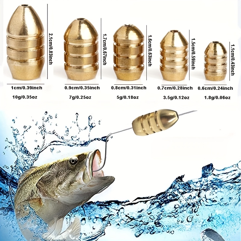 Atacado 50 Peças Chumbadas de  - Fishing Equipment Deals avaliação e preço