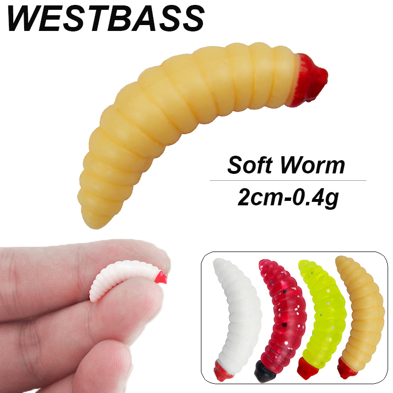 Westbass 20/50 pçs larva macia - Fishing Equipment Deals avaliação e preço
