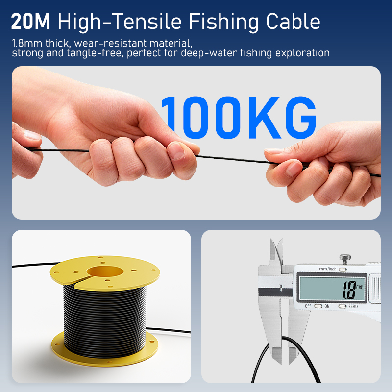 Localizador de Peixes Portátil - Underwater Fishing Camera avaliação e preço