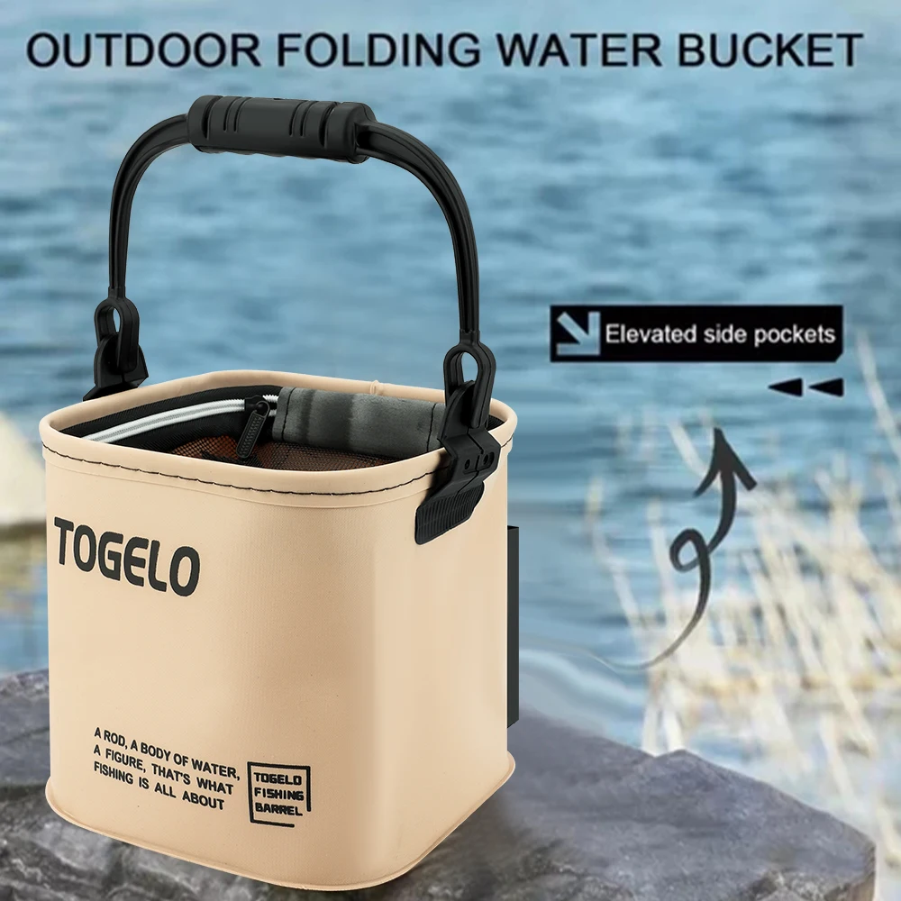Balde de Pesca Dobrável e Port - Fishing Equipment Net avaliação e preço