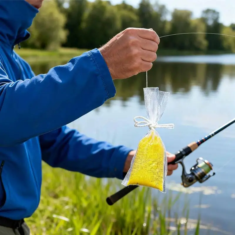 50-200pcs/lote Sacos PVA para  - Carp Fishing Tackle avaliação e preço