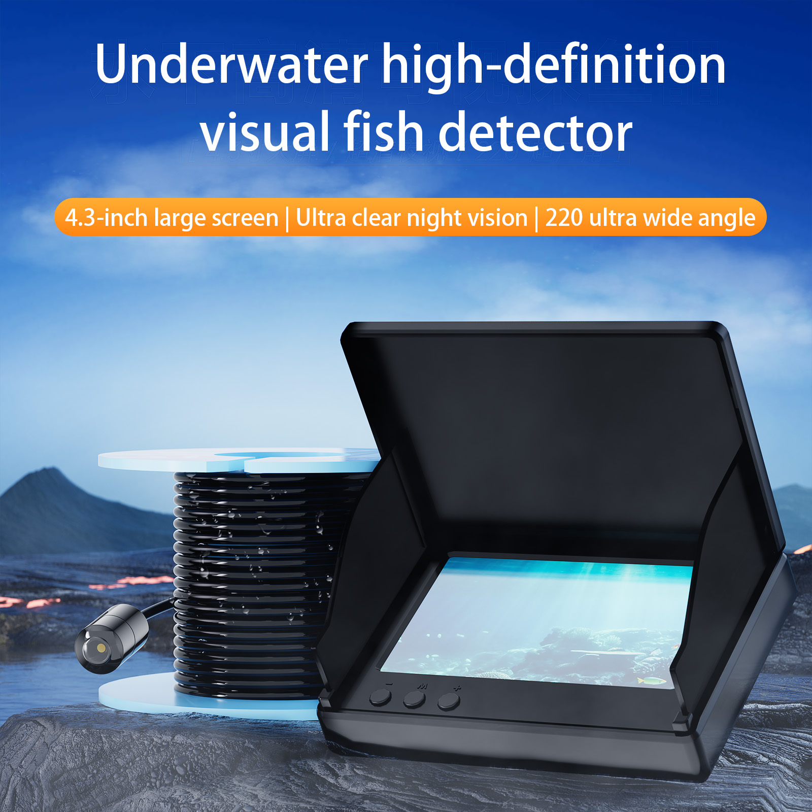 Câmera de Pesca Subaquática de - Underwater Fishing Camera avaliação e preço