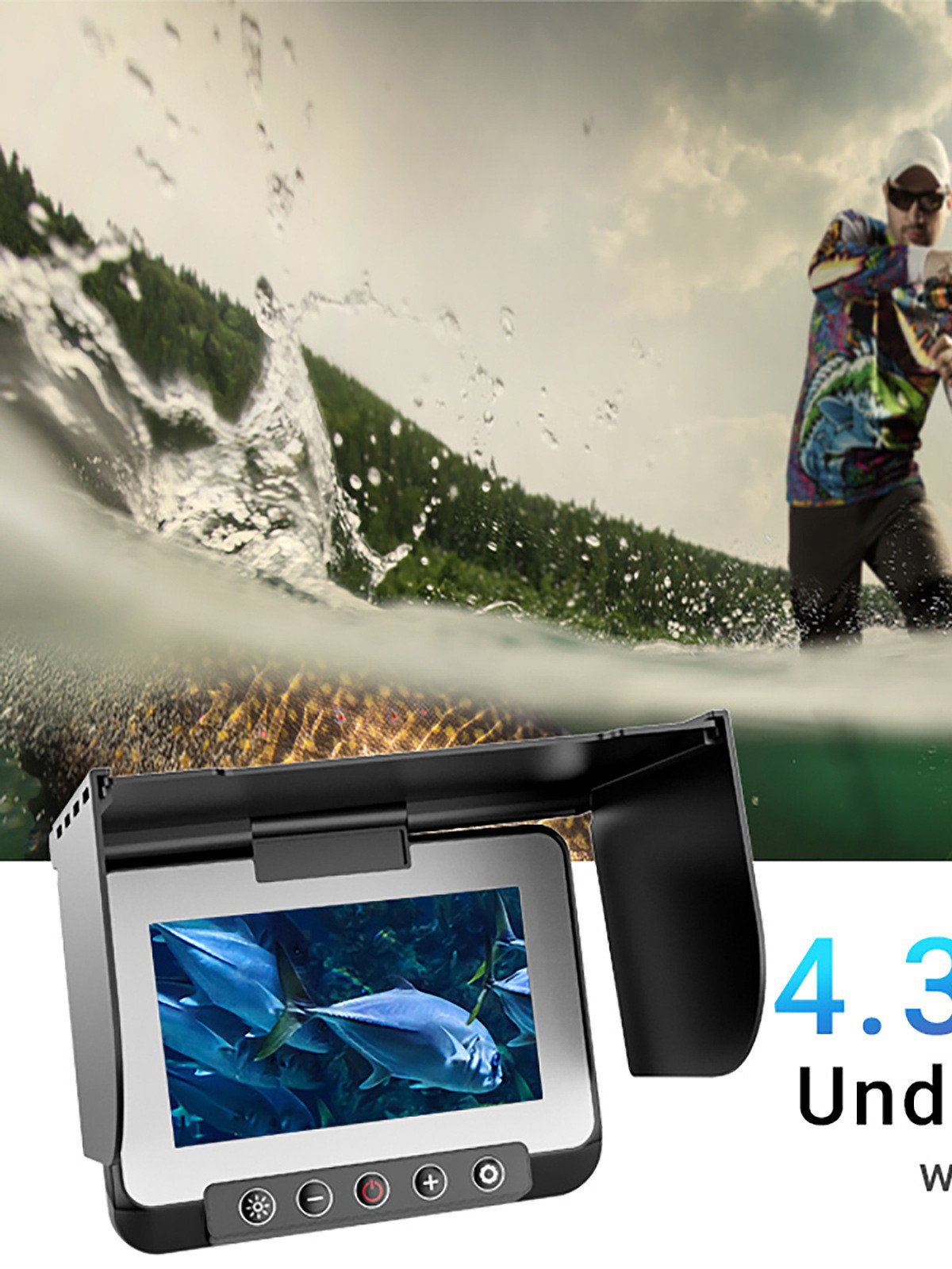 Câmera Subaquática Visual de 4 - Underwater Fishing Camera avaliação e preço